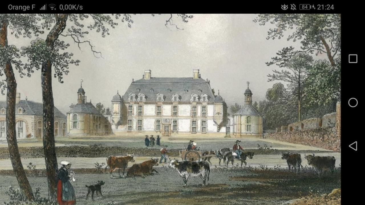 Chateau Du Boschet Chambre De L'Infatigable Gentilhomme Bourg-des-Comptes Luaran gambar